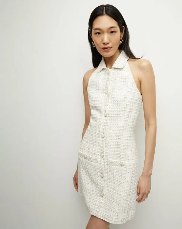 Roxanne Tweed Dress Ivory Multi Women Veronica Beard Dresses Roxanne Tweed Dress Ivory Multi Women Veronica Beard Dresses