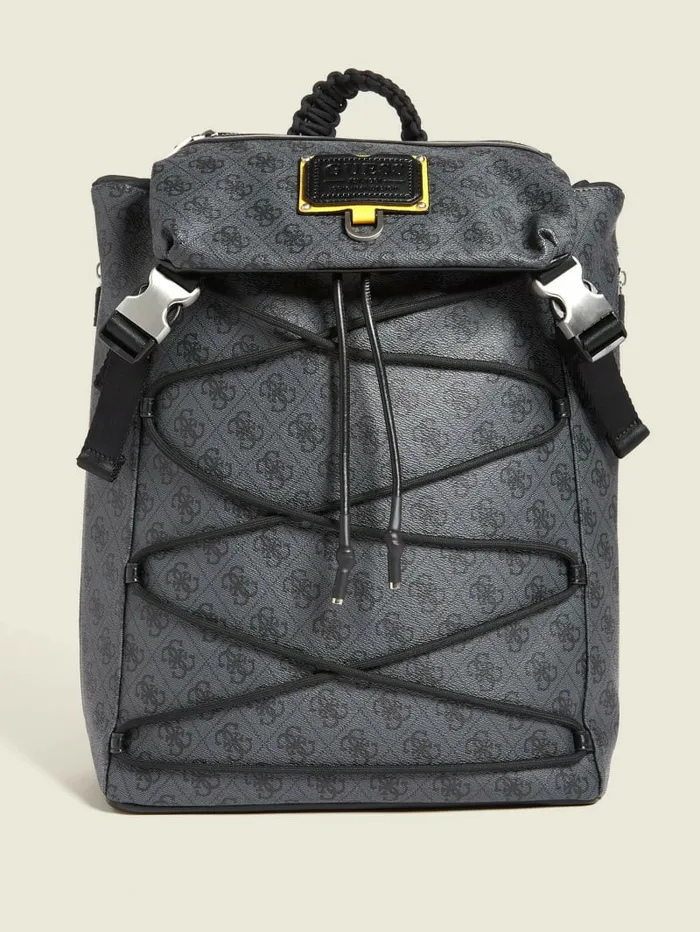 Salameda Backpack Black Floral Print Wallets and Bags GUESS WomenMen