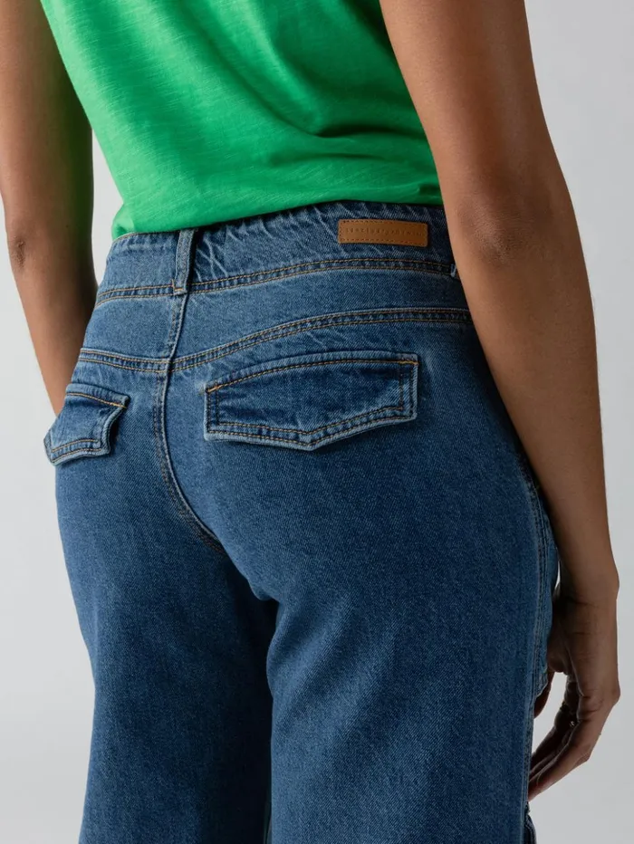 Sanctuary Clothing Denim Women Level Up Standard Rise Denim Cargo Pant Oasis Sanctuary Clothing Denim Women Level Up Standard Rise Denim Cargo Pant Oasis