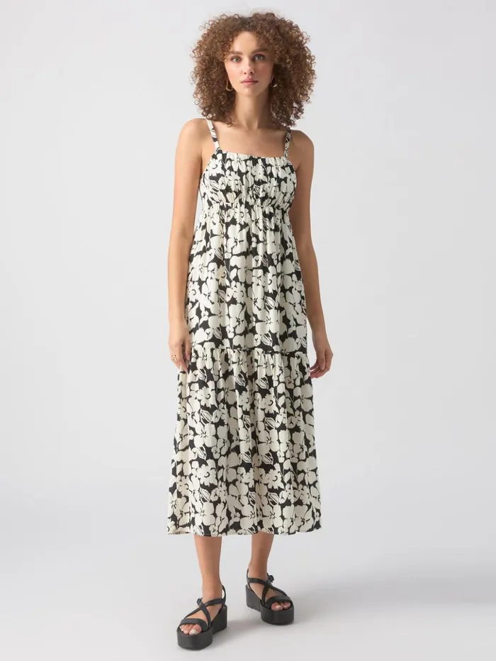 Sanctuary Clothing Dresses and Jumpsuits Women Dropped Seam Maxi Dress Echo Blooms