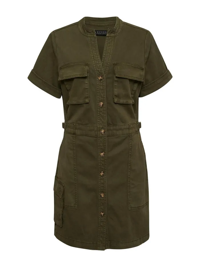 Sanctuary Clothing Dresses and Jumpsuits Women Reissue Dress Burnt Olive Sanctuary Clothing Dresses and Jumpsuits Women Reissue Dress Burnt Olive