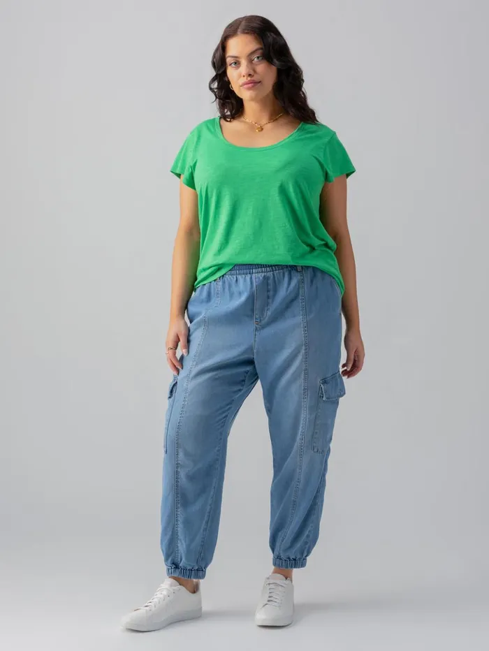 Sanctuary Clothing Inclusive Women Relaxed Rebel Standard Rise Pant Sun Drenched Inclusive Collection