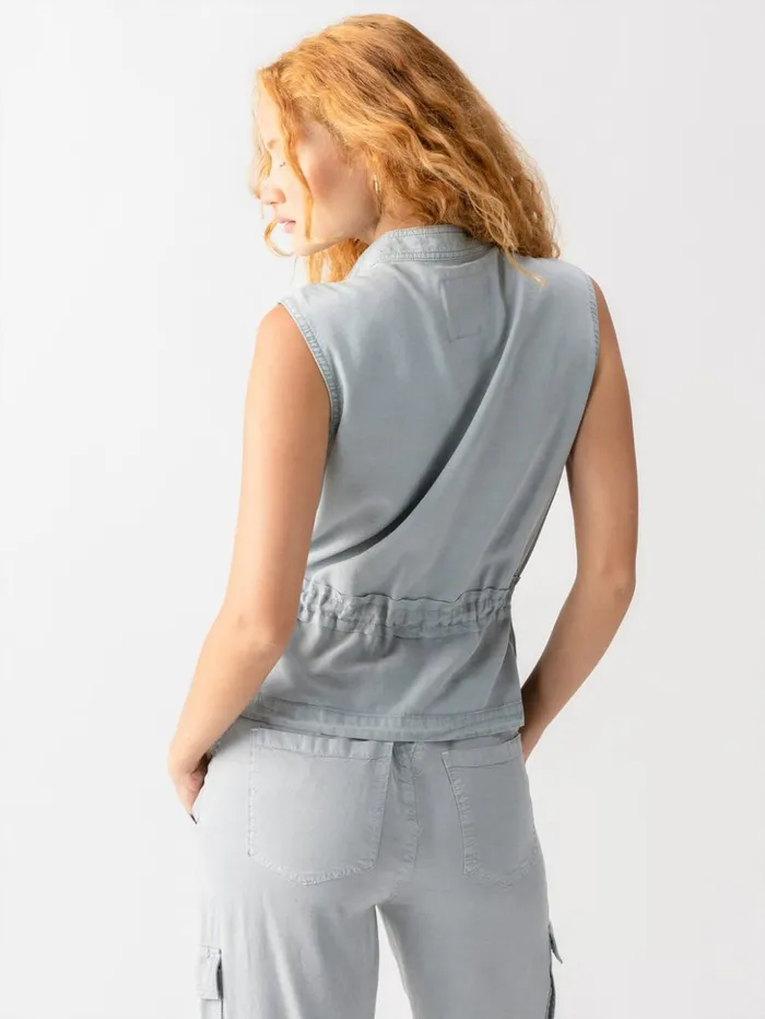 Sanctuary Clothing Jackets and Outerwear Women Lora Surplus Vest Eucalyptus