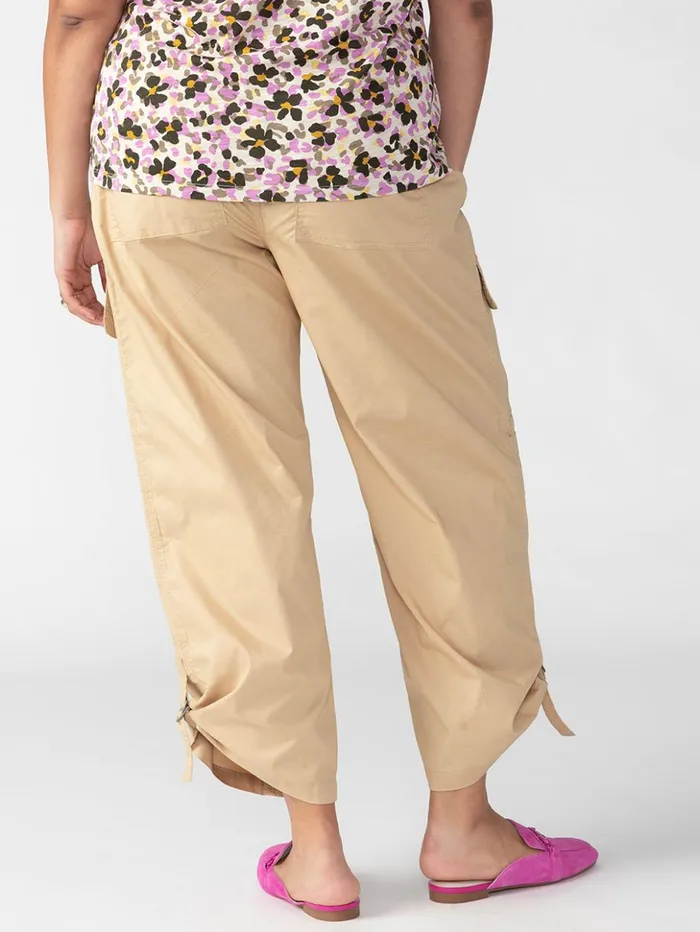 Sanctuary Clothing Pants Women Cali Cargo Standard Rise Pant True Khaki Inclusive Collection