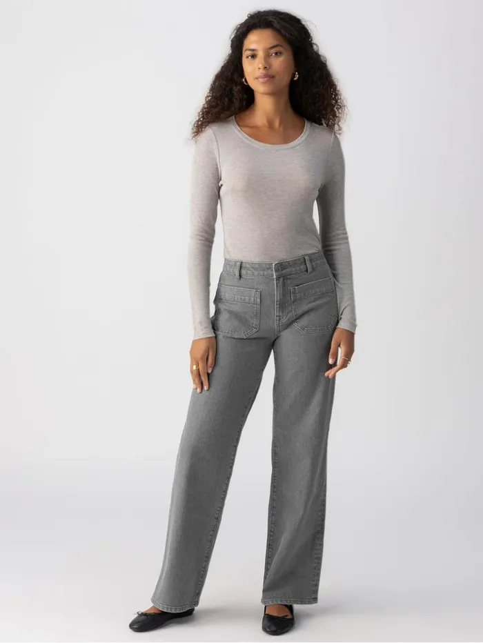 Sanctuary Clothing Pants Women Marine Full Length Standard Rise Jeans Asphalt Sanctuary Clothing Pants Women Marine Full Length Standard Rise Jeans Asphalt