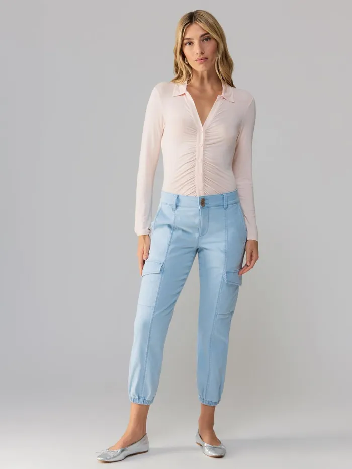 Sanctuary Clothing Pants Women Rebel Standard Rise Pant Ultra Pale