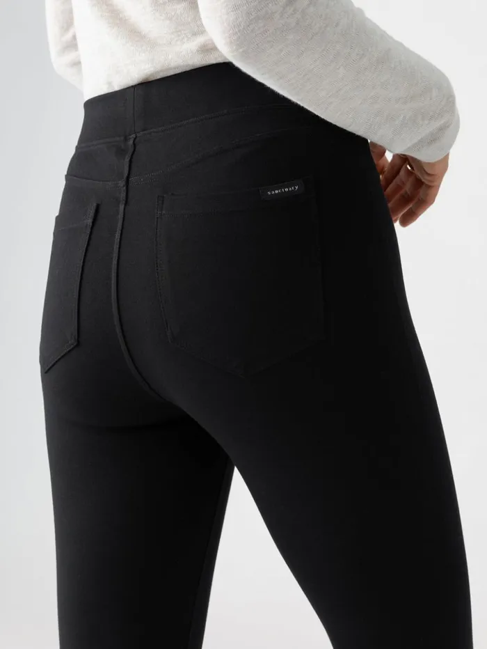 Sanctuary Clothing Pants Women Runway Semi High Rise Legging Black Sanctuary Clothing Pants Women Runway Semi High Rise Legging Black