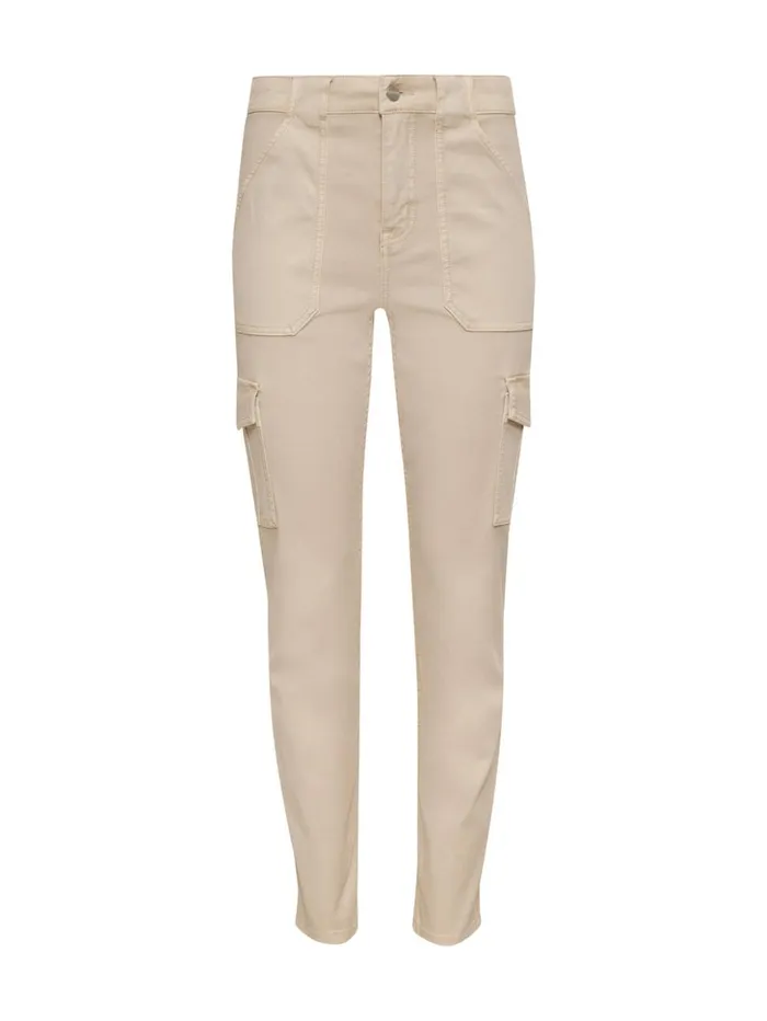 Sanctuary Clothing Pants Women Sculpted Hayden Slim Straight Standard Rise Pant Toasted Almond