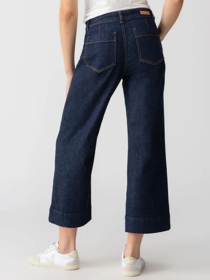 Sanctuary Clothing Pants Women The Marine Standard Rise Denim Pant Magnetic