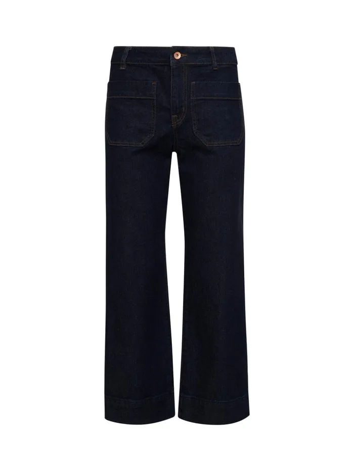 Sanctuary Clothing Pants Women The Marine Standard Rise Denim Pant Magnetic
