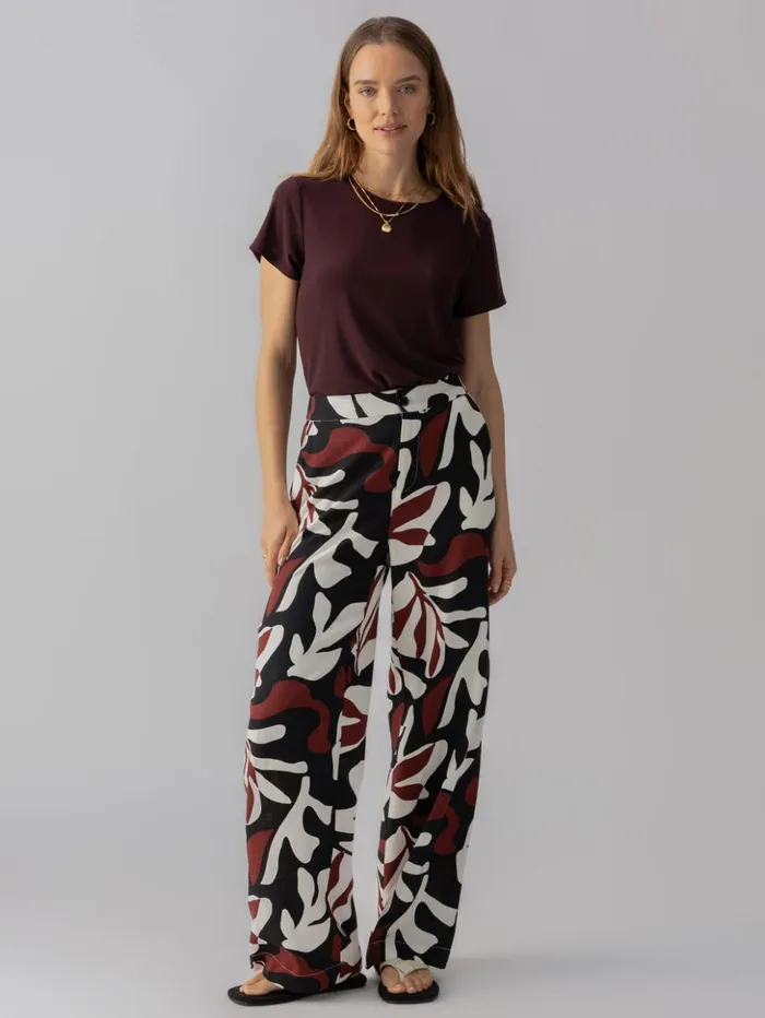 Sanctuary Clothing Pants Women The Soft SemiHigh Rise Trouser Mineral