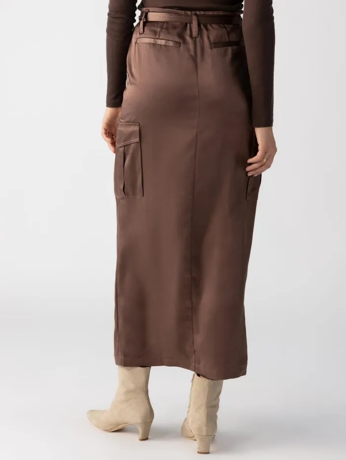 Sanctuary Clothing Skirts Women Classy Cargo Standard Rise Skirt Brown Sugar Sanctuary Clothing Skirts Women Classy Cargo Standard Rise Skirt Brown Sugar