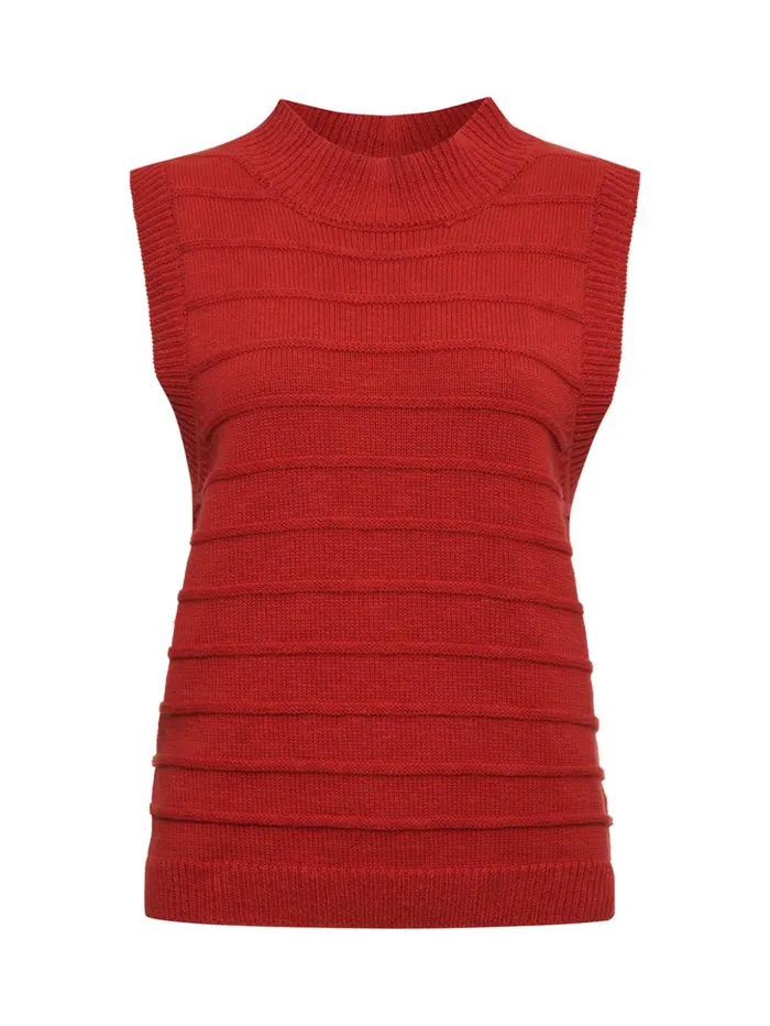 Sanctuary Clothing Sweaters and Cardis Women Life Is Easy Sweater Shell Tank Cherry Red Sanctuary Clothing Sweaters and Cardis Women Life Is Easy Sweater Shell Tank Cherry Red