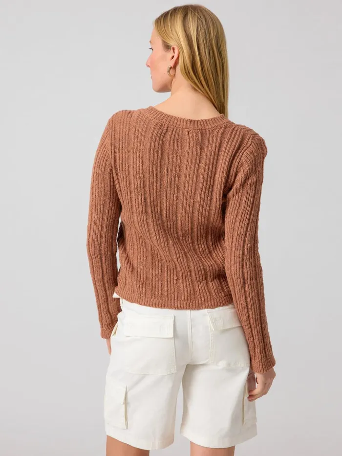Sanctuary Clothing Sweaters and Cardis Women Monday Blooms Sweater Mocha Mousse
