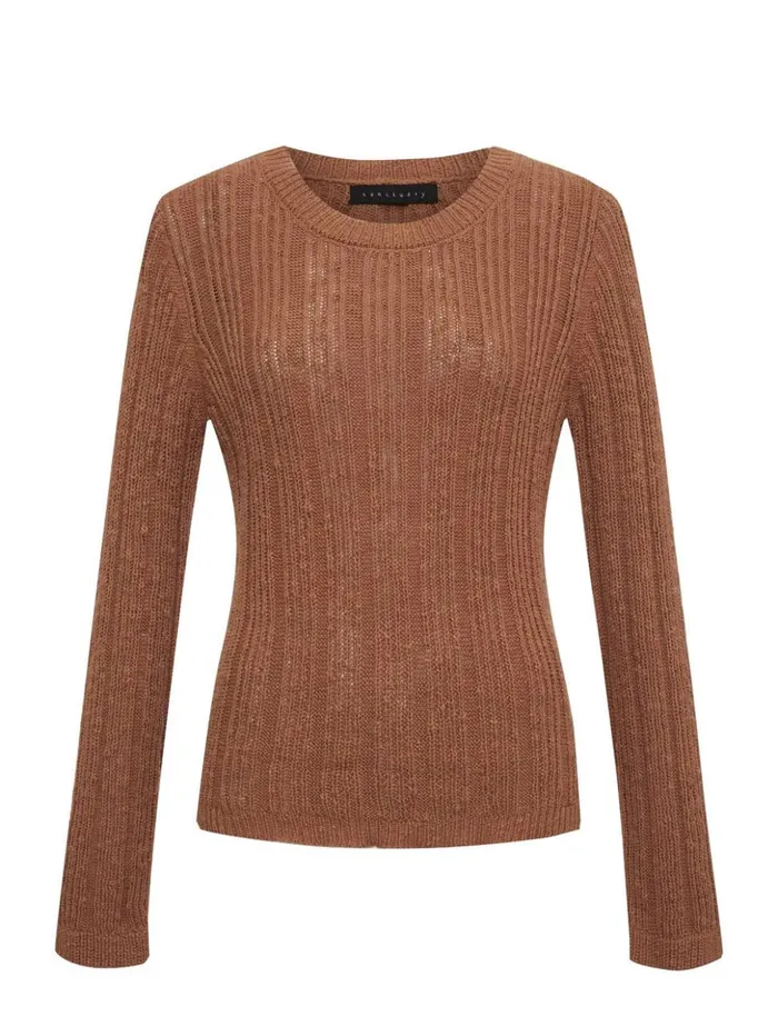 Sanctuary Clothing Sweaters and Cardis Women Monday Blooms Sweater Mocha Mousse