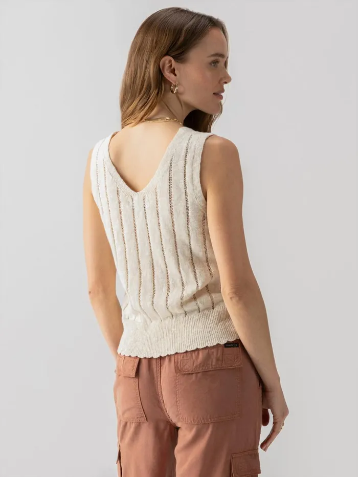 Sanctuary Clothing Sweaters and Cardis Women Vacation Mode Sweater Shell Tank Birch