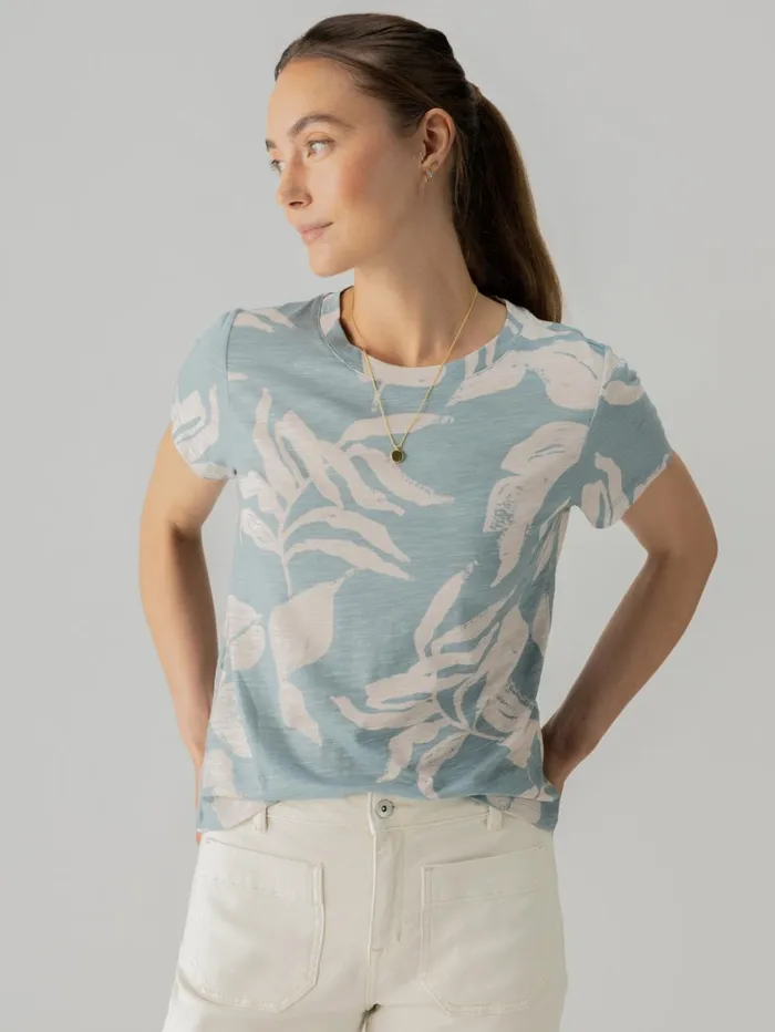 Sanctuary Clothing Tees and Tops Women The Perfect Tee Shadow Palms