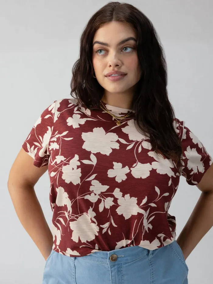 Sanctuary Clothing Tees and Tops Women The Perfect Tee Warm Vista Inclusive Collection