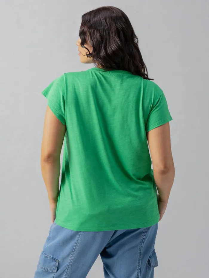 Sanctuary Clothing Tees and Tops Women West Side Tee Green Goddess Inclusive Collection Sanctuary Clothing Tees and Tops Women West Side Tee Green Goddess Inclusive Collection