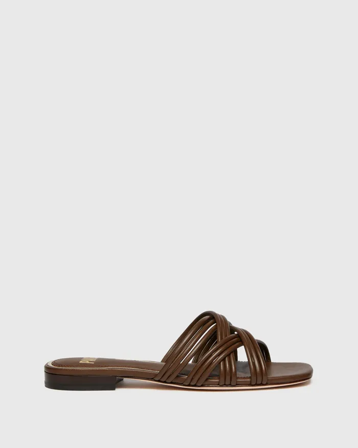 Sandals Dina Sandal 8211 Chocolate Leather 8211 PAIGE Women