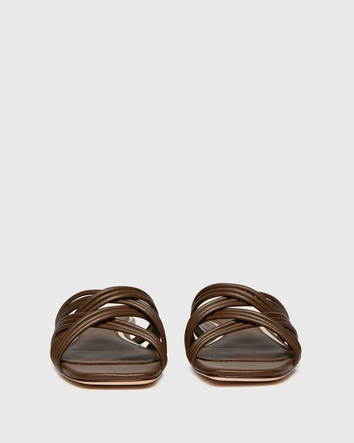 Sandals Dina Sandal 8211 Chocolate Leather 8211 PAIGE Women Sandals Dina Sandal 8211 Chocolate Leather 8211 PAIGE Women