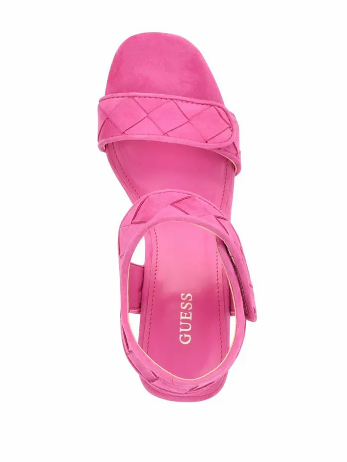 Sandals GUESS Women Cataline Wedge Sandals Medium Pink