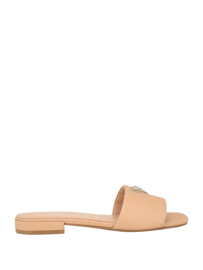 Sandals GUESS Women Tamed Triangle Sandals Light Natural 110 Sandals GUESS Women Tamed Triangle Sandals Light Natural 110