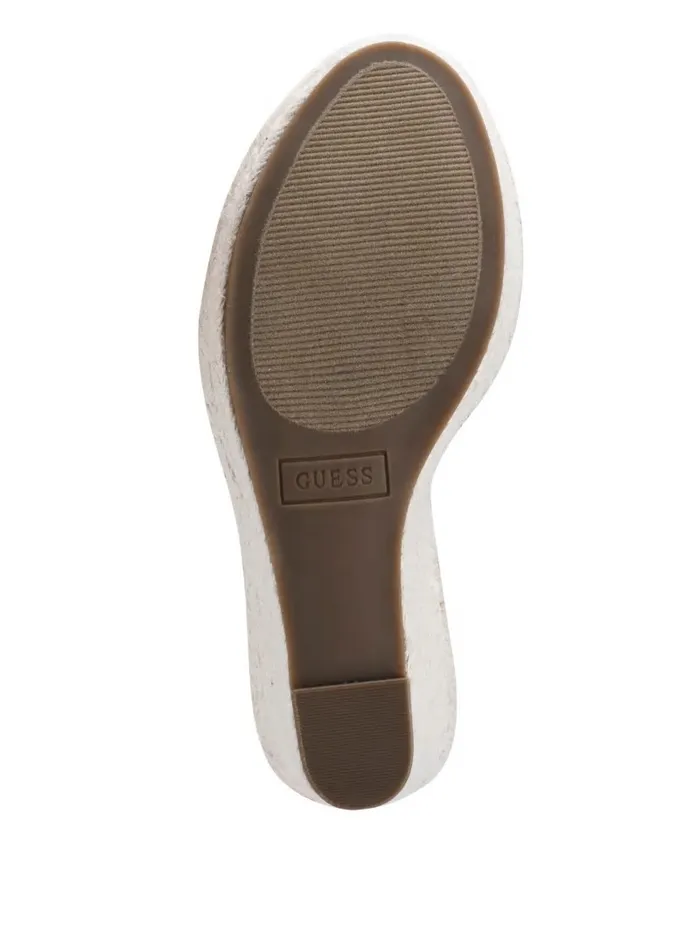 Sandals Halona Tie Espadrille Wedges Medium Brown 8211 GUESS Women Sandals Halona Tie Espadrille Wedges Medium Brown 8211 GUESS Women