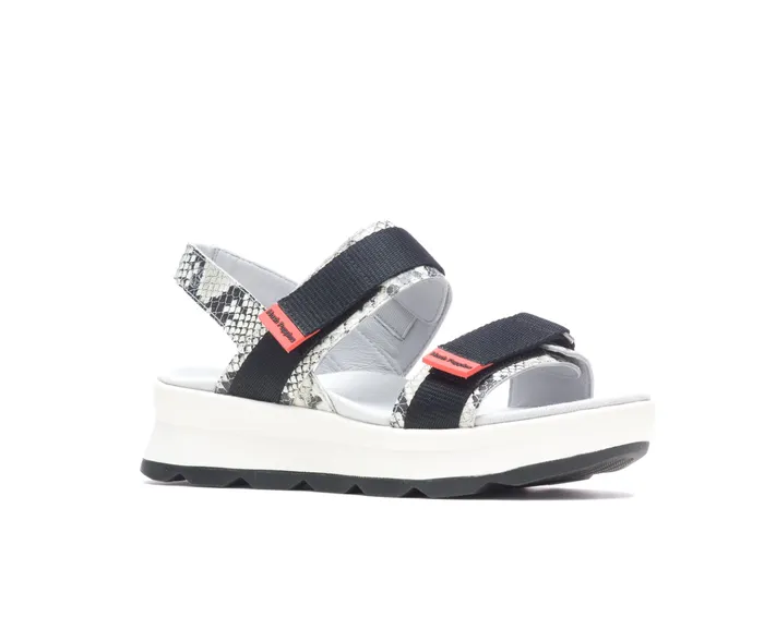 Sandals Hush Puppies Women Andi Slingback Sandal Snake Leatherblack