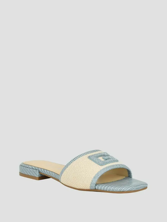 Sandals Tampa Signature G Sandals Light Blue 8211 GUESS Women