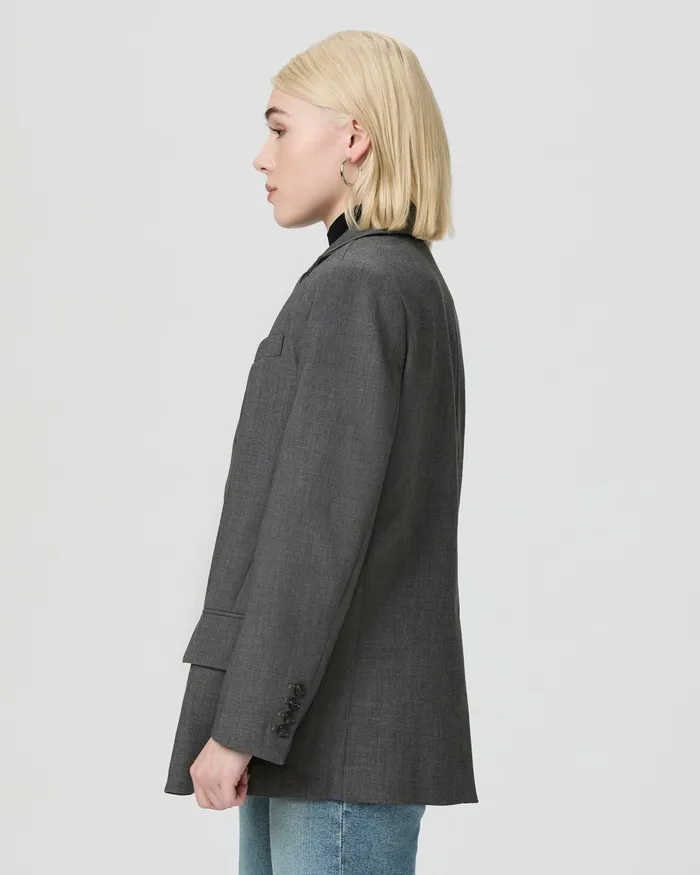 Sarto Blazer Petite 8211 Charcoal Women Jackets and Coats PAIGE