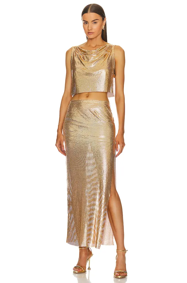 Sascha Top Gold Women Lovers and Friends Tops Sascha Top Gold Women Lovers and Friends Tops
