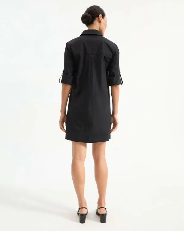 Saude Cargo Dress Black Women Veronica Beard Dresses