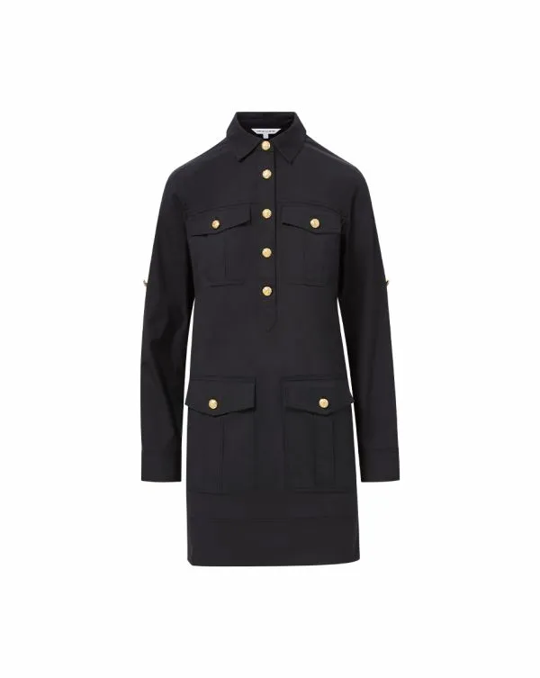 Saude Cargo Dress Black Women Veronica Beard Dresses