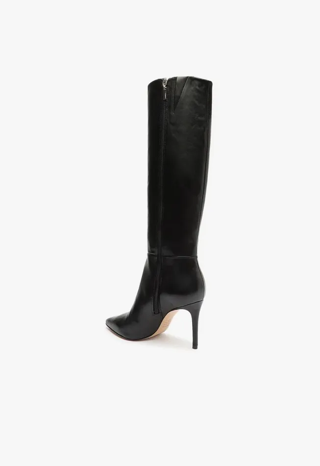 Schutz Shoes Boots Magali Up Leather Boot Black 8211 Women