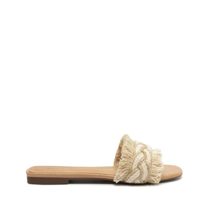 Schutz Shoes Flats Adelia Flat Sandal Beige 8211 Women