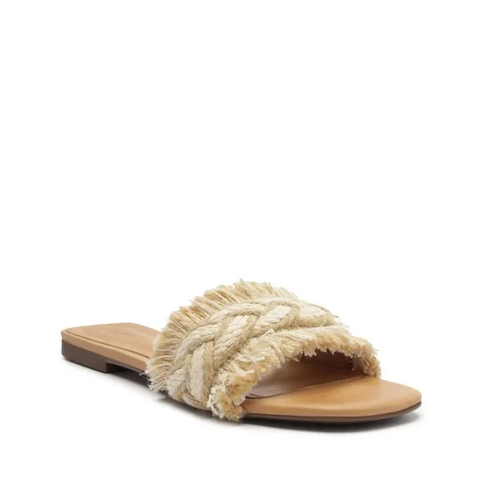 Schutz Shoes Flats Adelia Flat Sandal Beige 8211 Women
