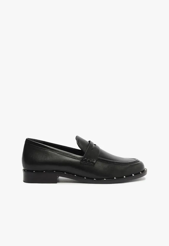 Schutz Shoes Loafers Andria Flat Black 8211 Women