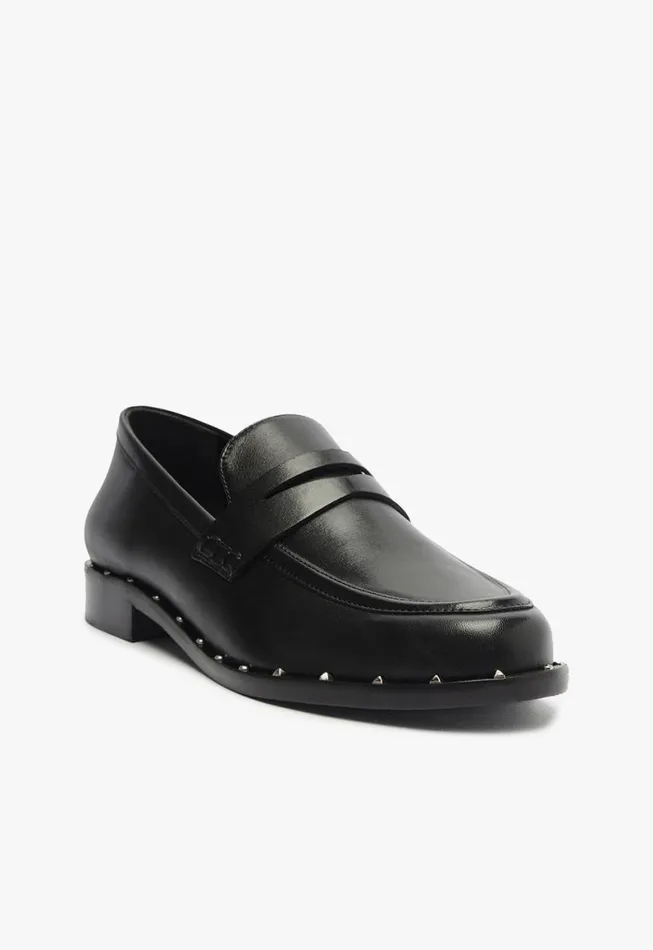Schutz Shoes Loafers Andria Flat Black 8211 Women
