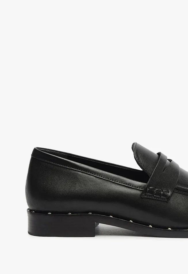Schutz Shoes Loafers Andria Flat Black 8211 Women