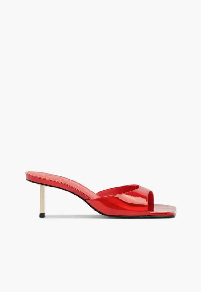 Schutz Shoes Mules Dethalia Pin Sandal Red 8211 Women