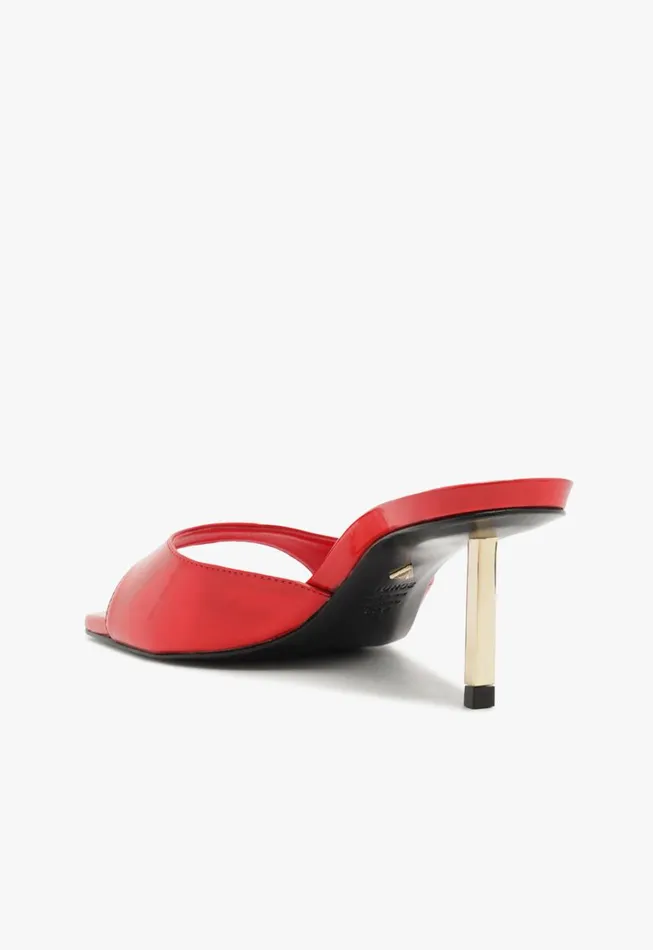 Schutz Shoes Mules Dethalia Pin Sandal Red 8211 Women