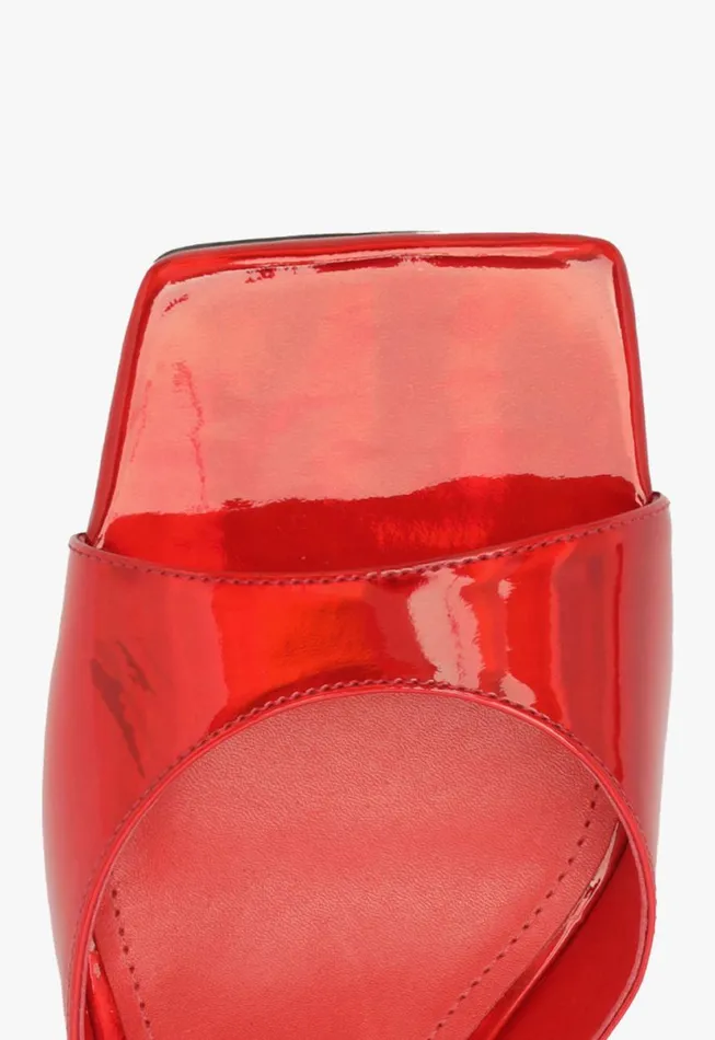 Schutz Shoes Mules Dethalia Pin Sandal Red 8211 Women
