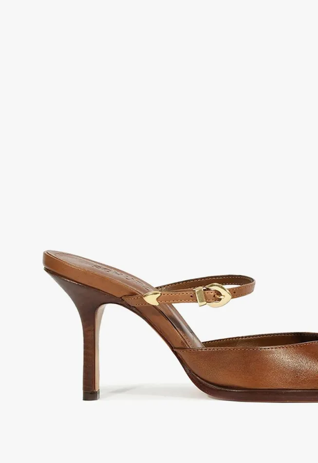 Schutz Shoes Pumps Charlotte Mule Pump Dark Caramel 8211 Women