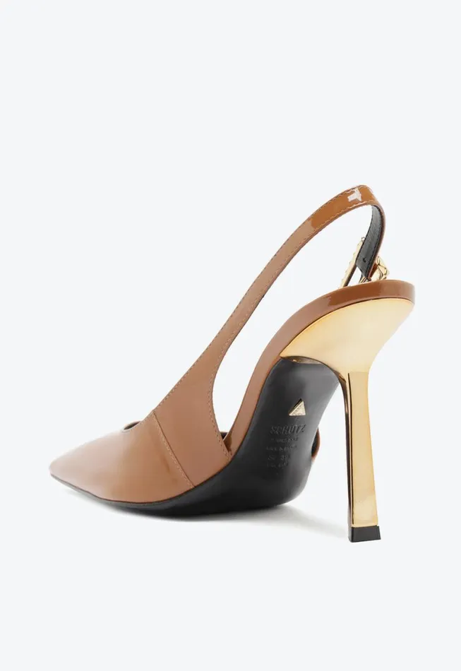 Schutz Shoes Pumps Ciara Patent Leather Pump Honey Peach 8211 Women