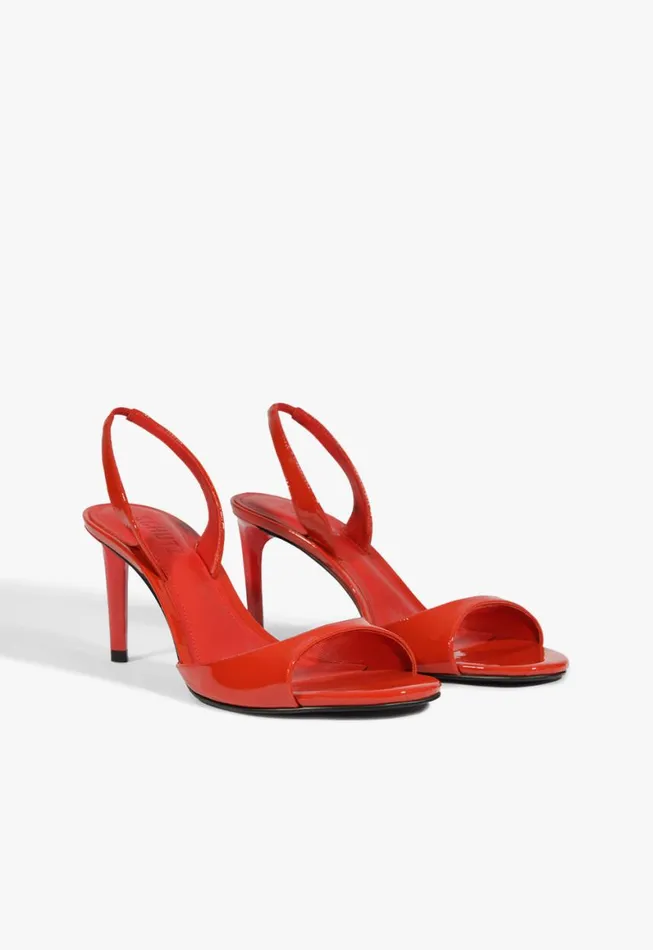 Schutz Shoes Slingbacks Scarlett Sling Mid Sandal Red 8211 Women