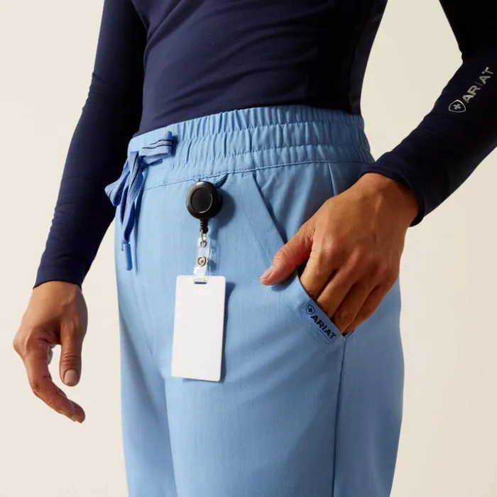 Scrubs 8211 New Women Ariat Blackwell Cargo Stretch Jogger Scrub Pant Light Blue Heather Scrubs 8211 New Women Ariat Blackwell Cargo Stretch Jogger Scrub Pant Light Blue Heather