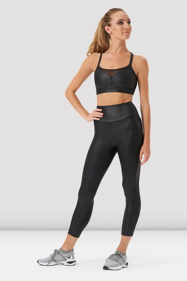 Separates Bloch Adult Ladies Solay Camisole Leather Look Crop Top Black Leather Look Separates Bloch Adult Ladies Solay Camisole Leather Look Crop Top Black Leather Look