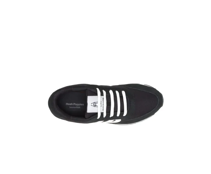 Seventy8 Black Suede Sneakers Hush Puppies Women