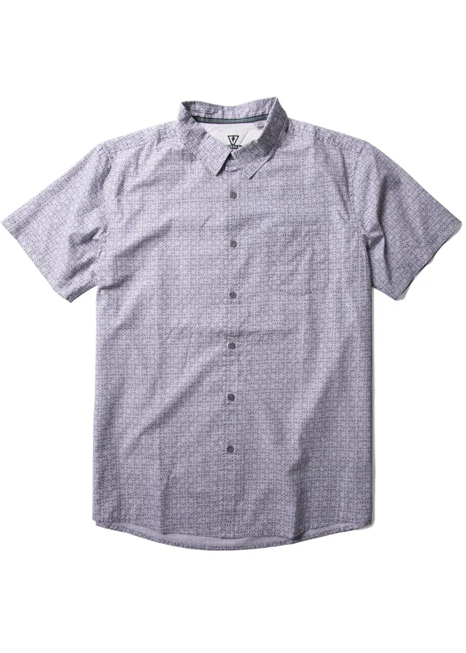 Shirts and Flannels Daybreak Eco Ss Shirt DUSTY LILAC Vissla Men